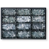 BS3019 Muttern, Unterlegscheiben und Federringe Sortiment im Koffer